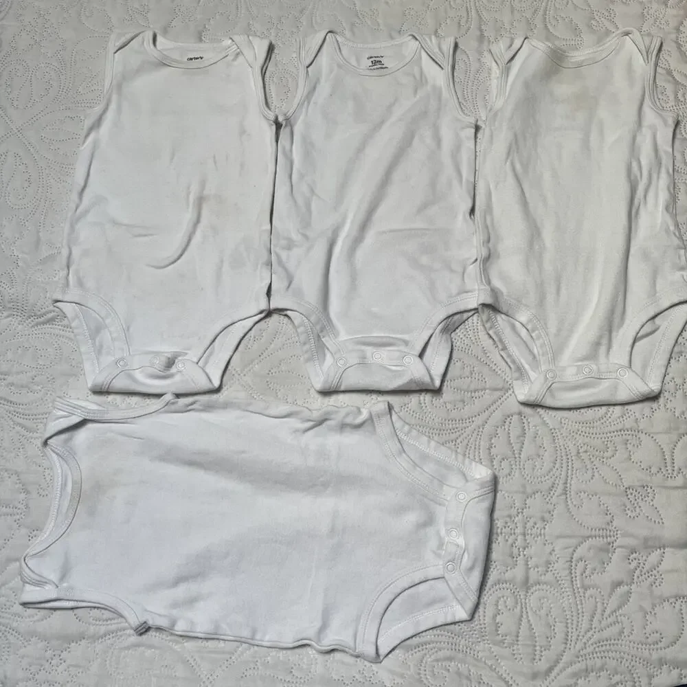 Carter's Sleeveless Onesie Bundle Size 12m